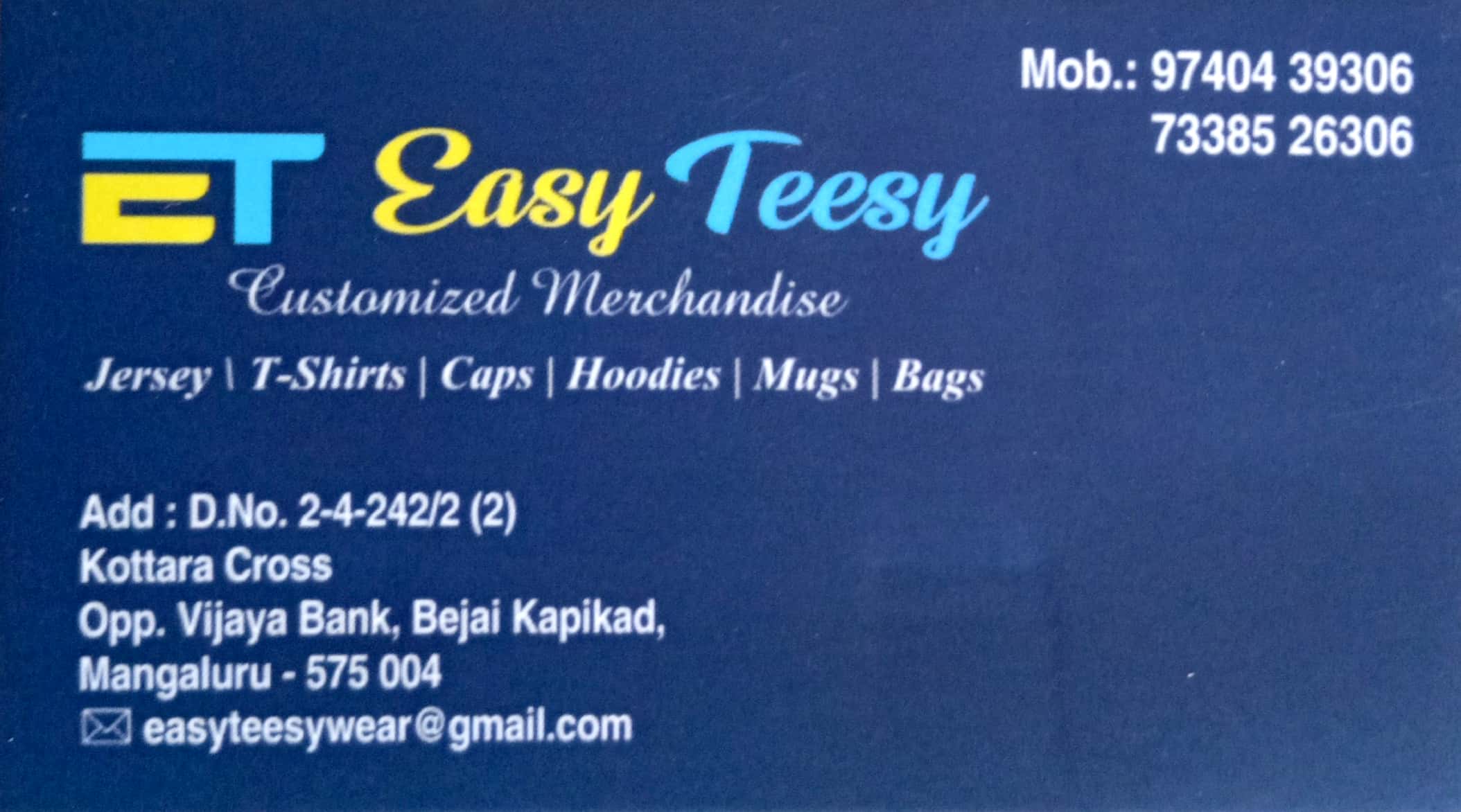 T-SHIRT MAKERS IN MANGALORE