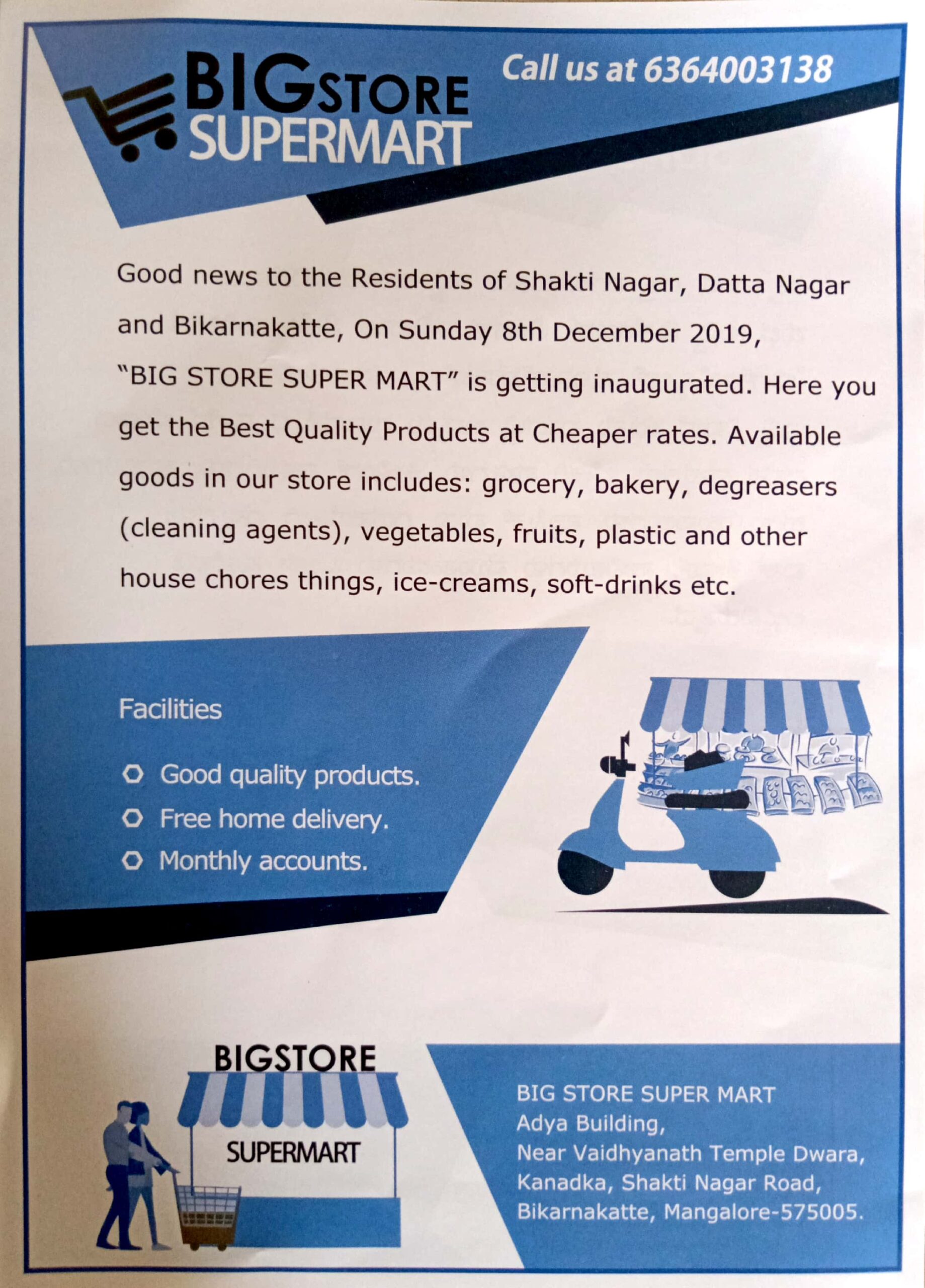 SUPERMARKET IN MANGALORE