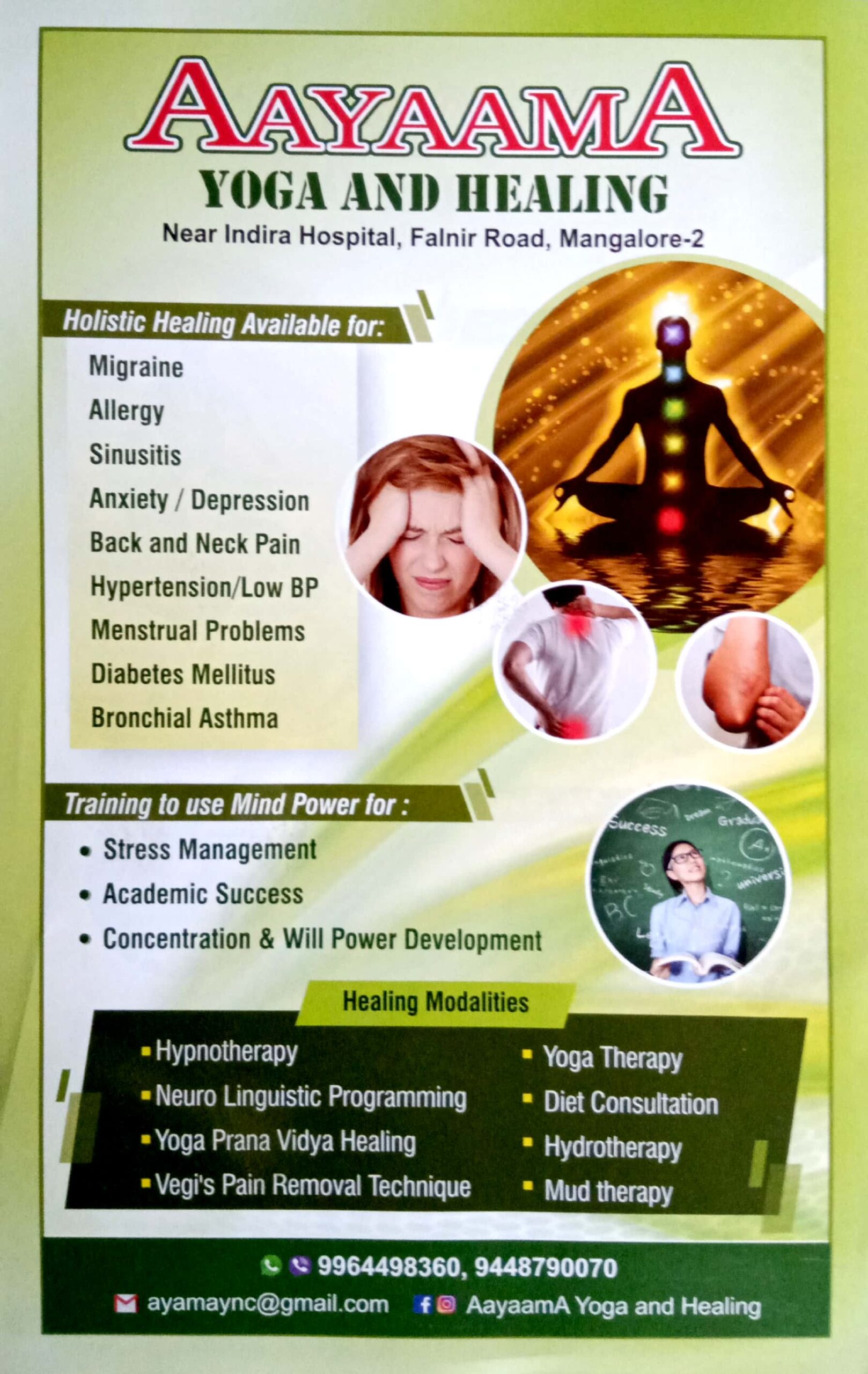 YOGA AND HEALING CENTER IN MANGALORE