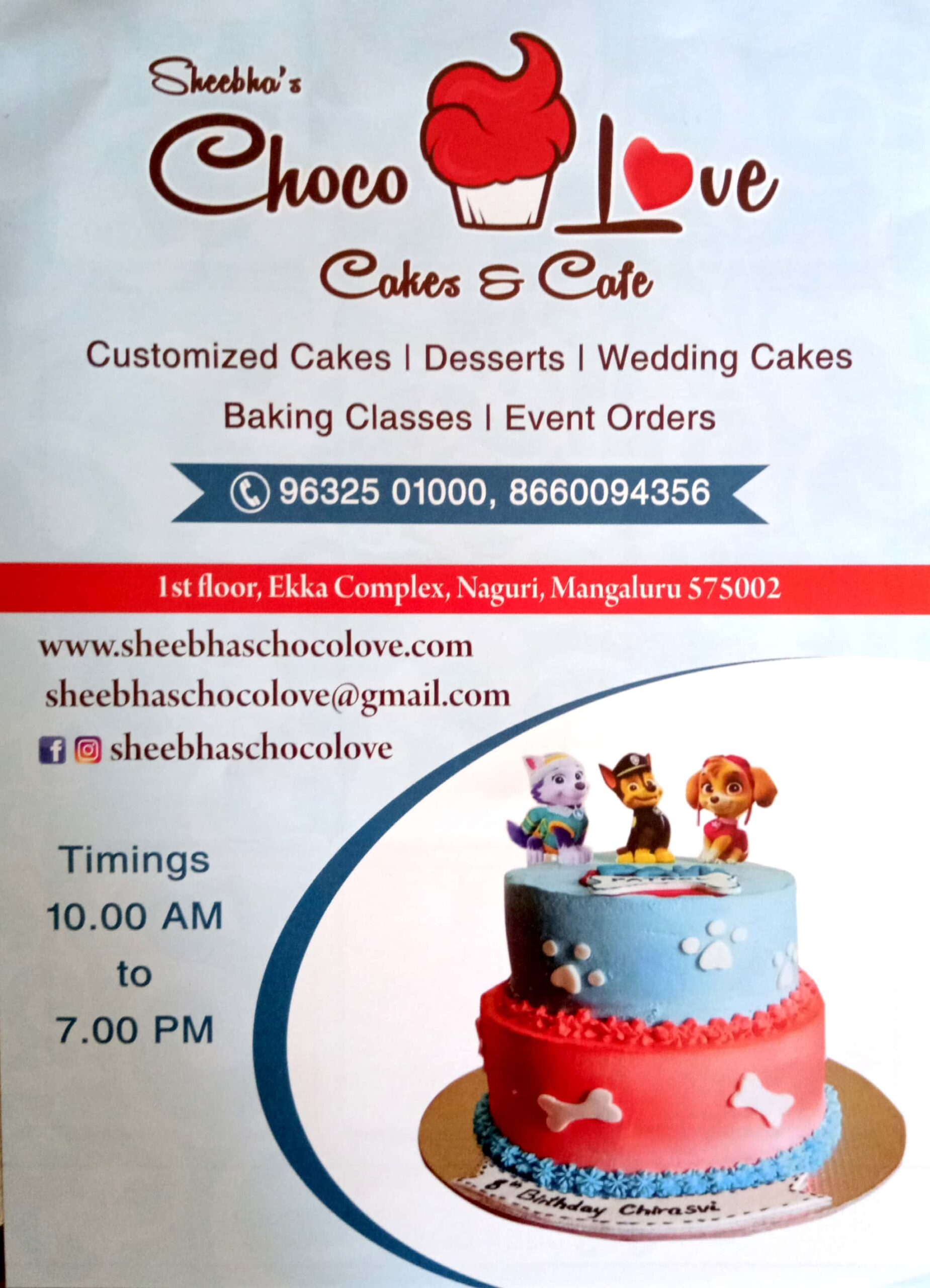 CAKE SHOP IN MANGALORE