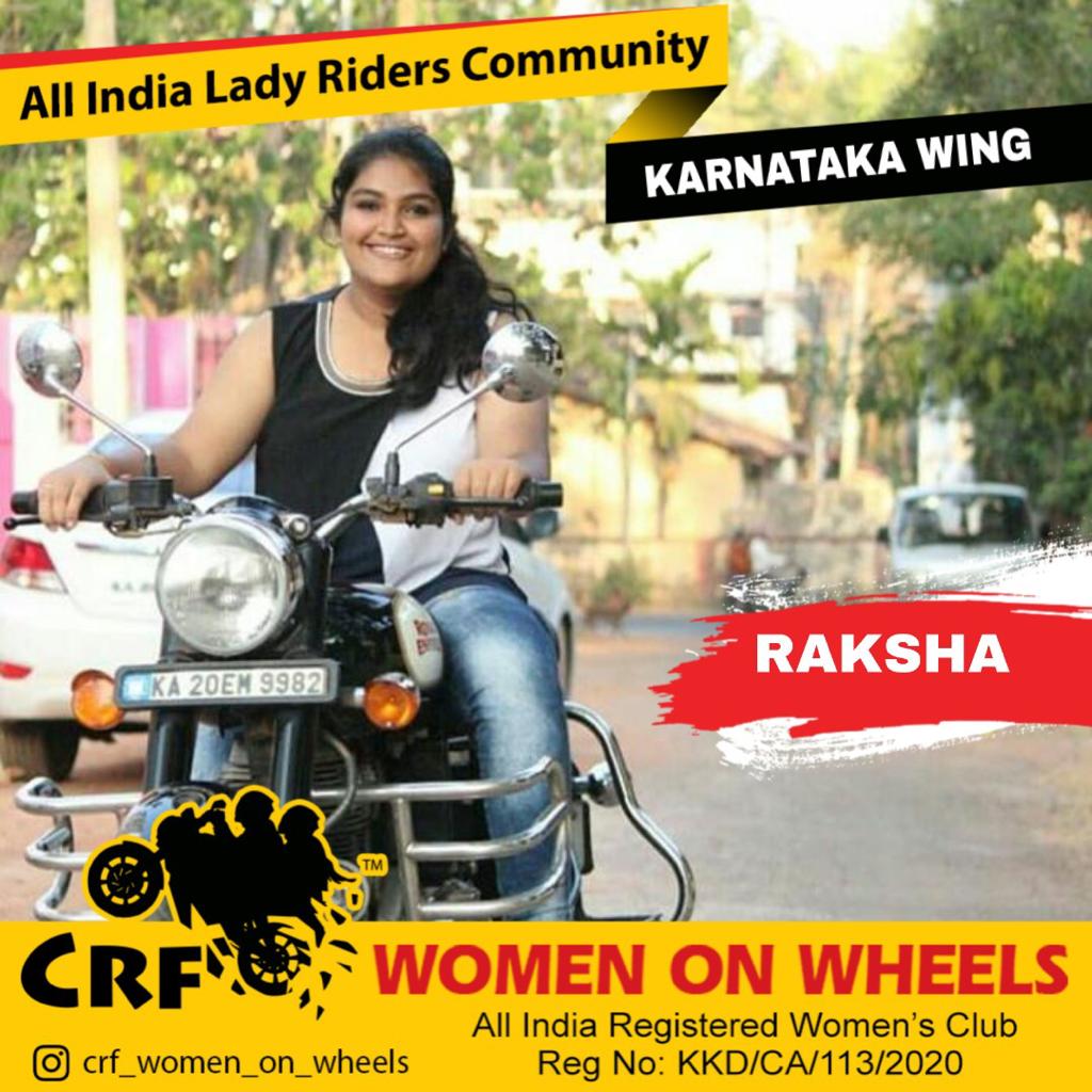 miss motoholic -Raksha Udupi