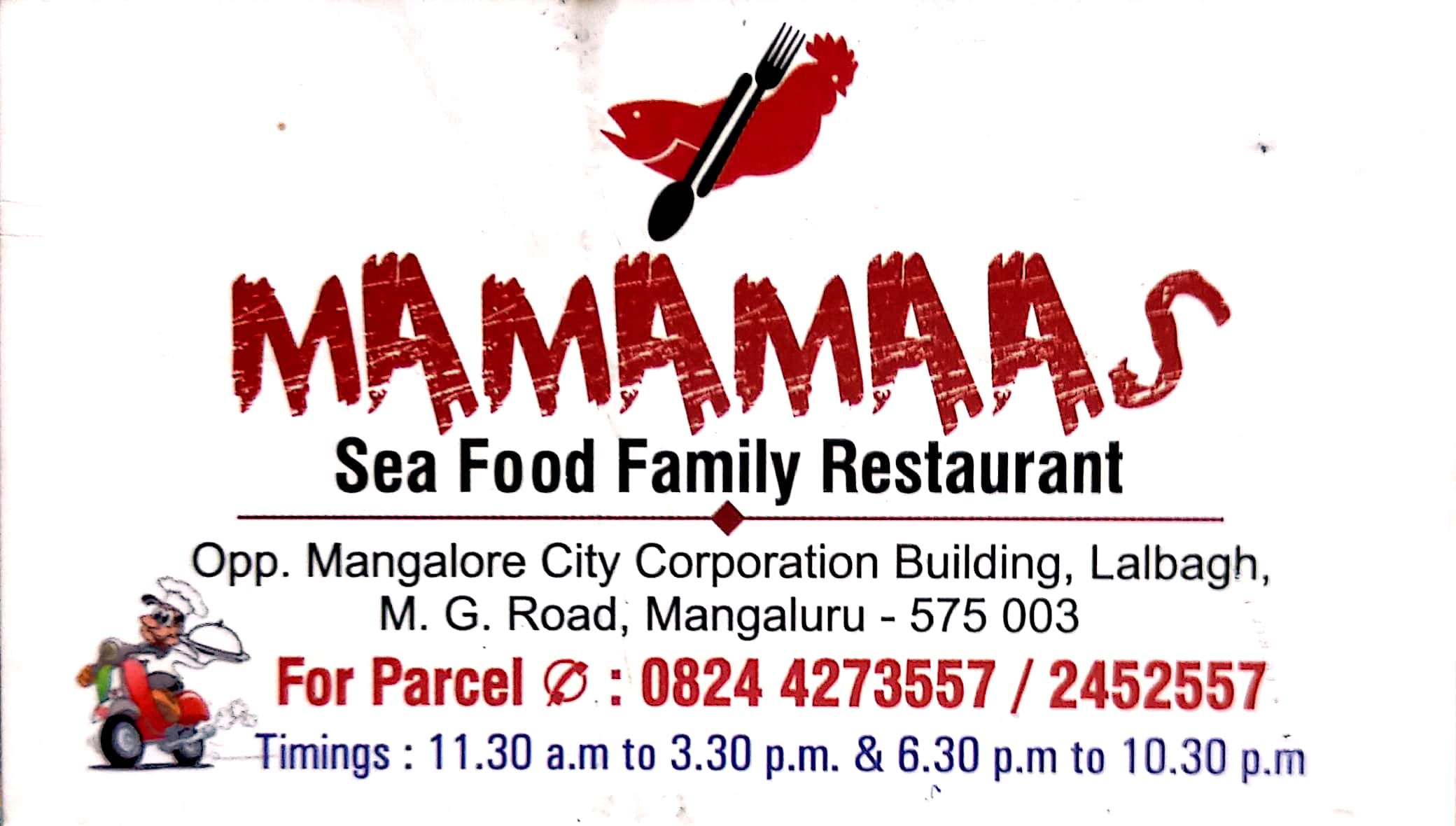 MAMAMAAS (Sea Food Family Restaurant)