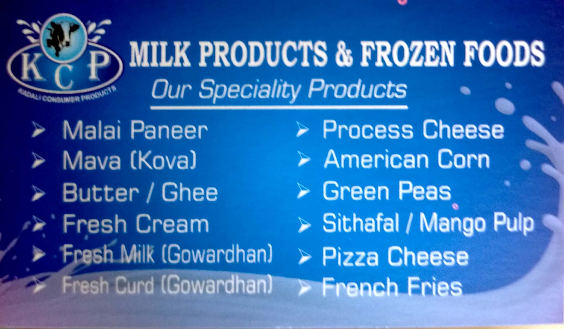 KADALI CONSUMER PRODUCTS ( KADALI FRESH)