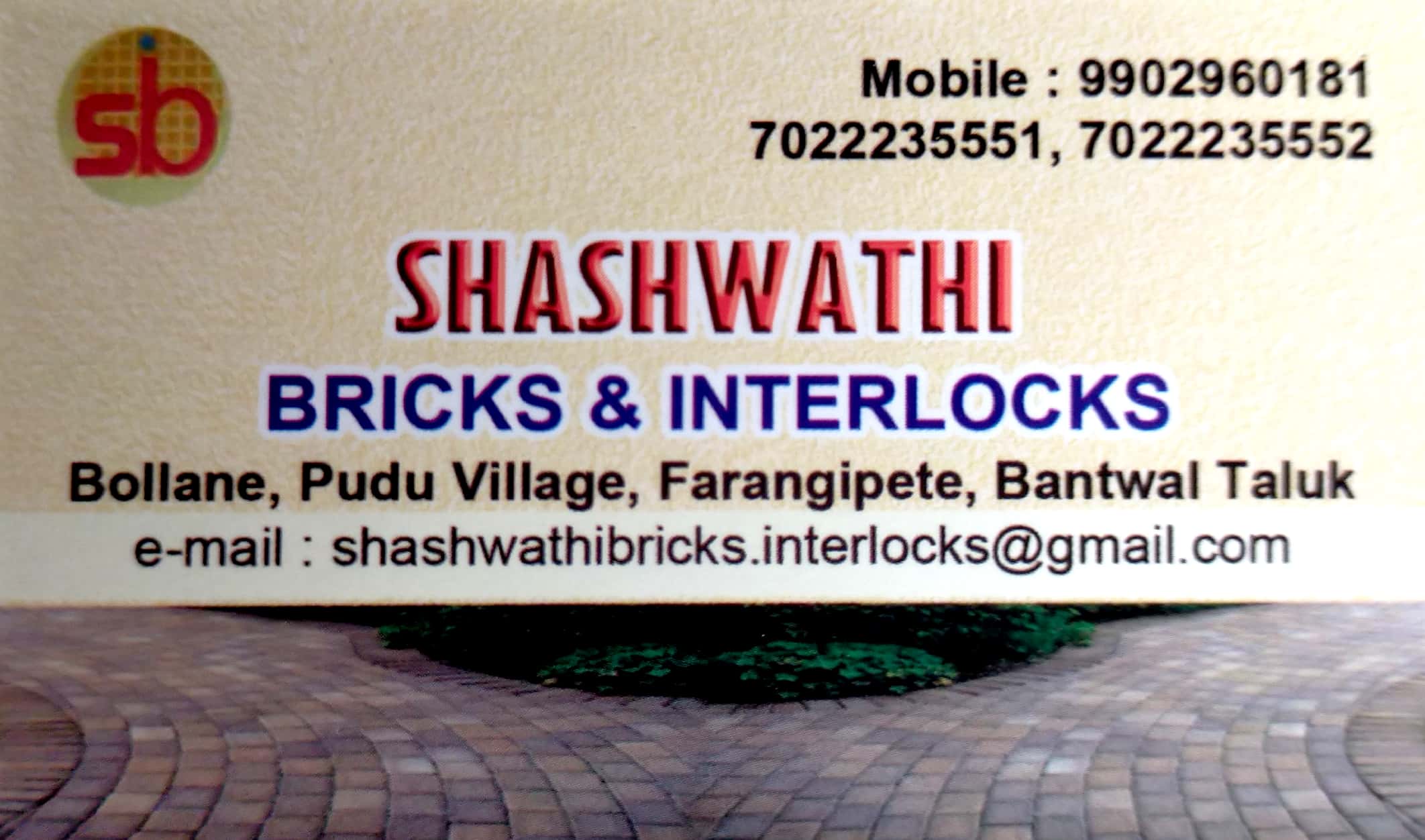 SHASHWATHI BRICKS & INTERLOCKS