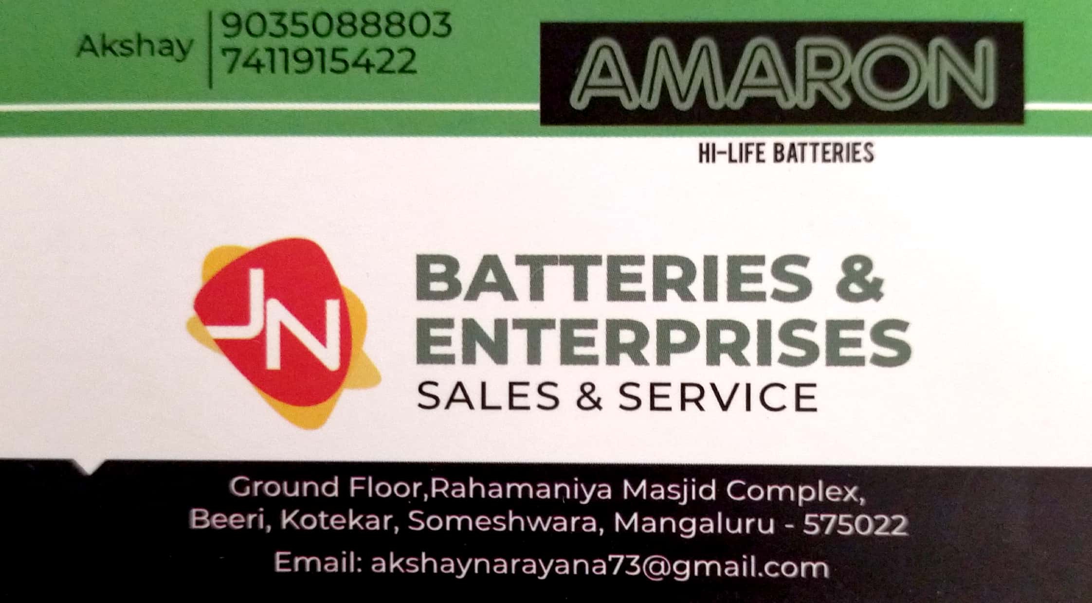 JN BATTERIES & ENTERPRISES