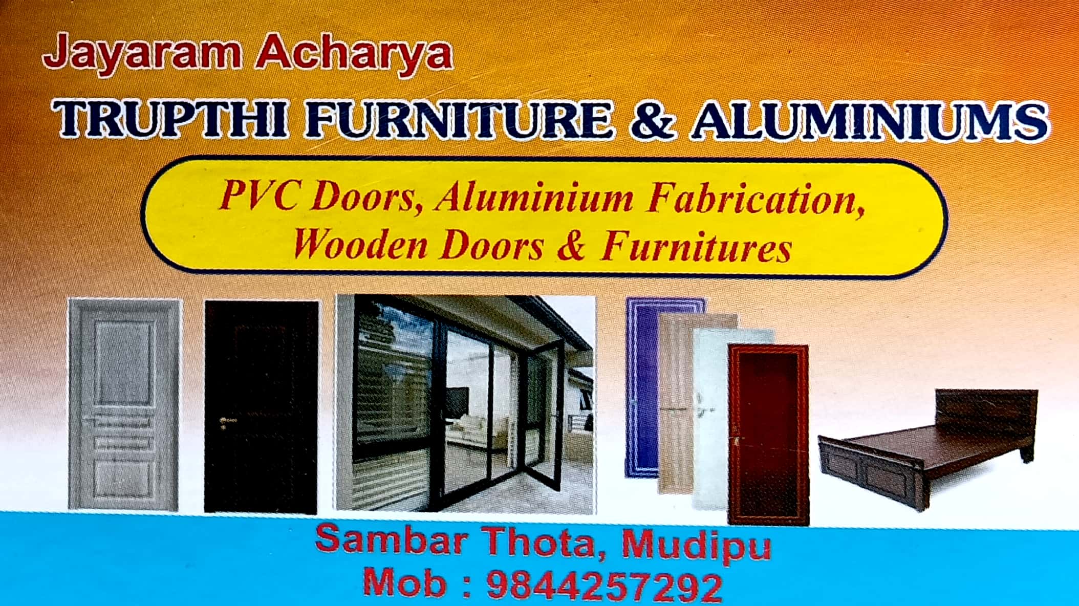 Mangala Wood Craft/ Trupthi Furniture & Aluminums In Mudipu Hello