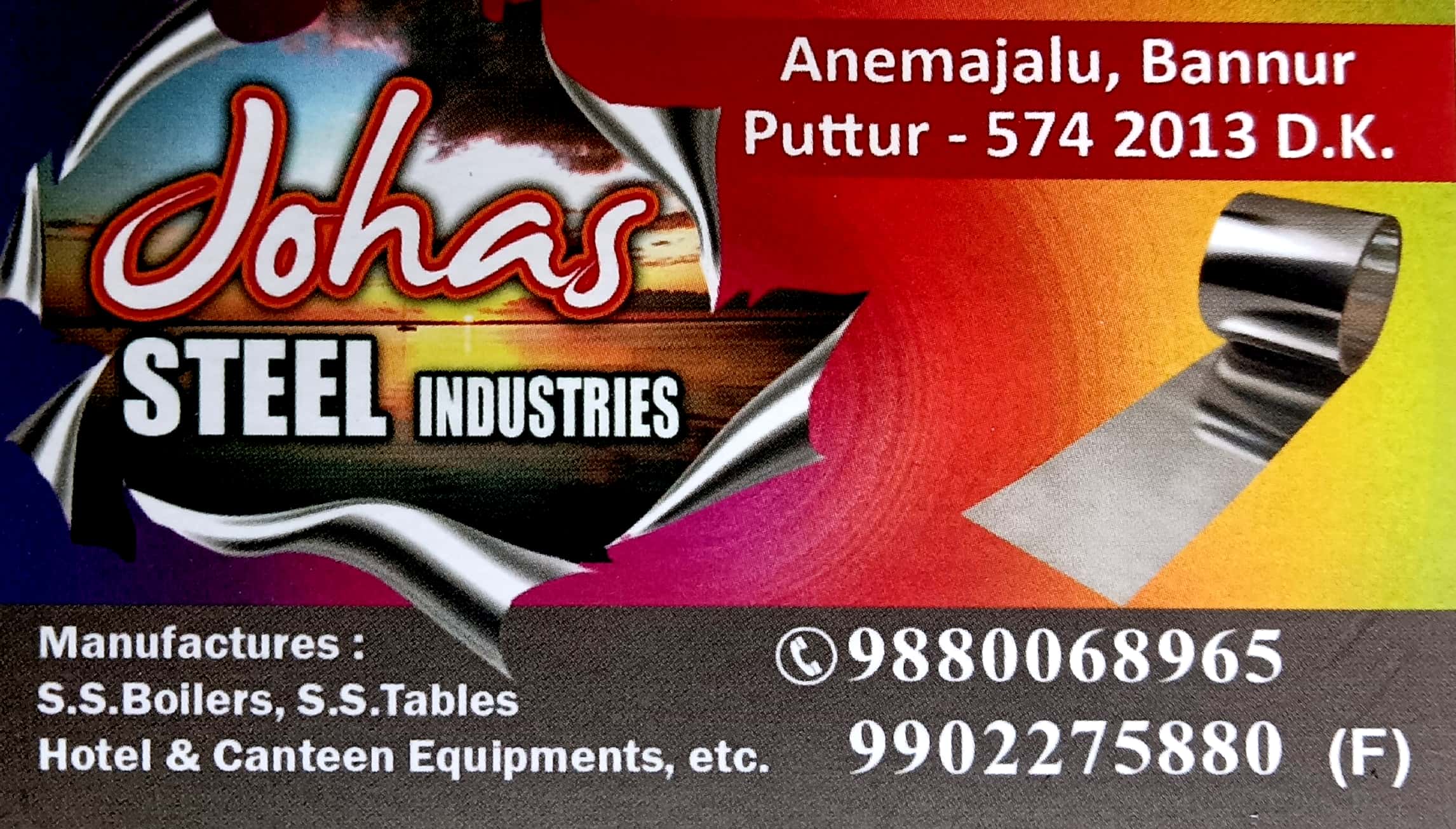 JOHAS STEEL INDUSTRIES