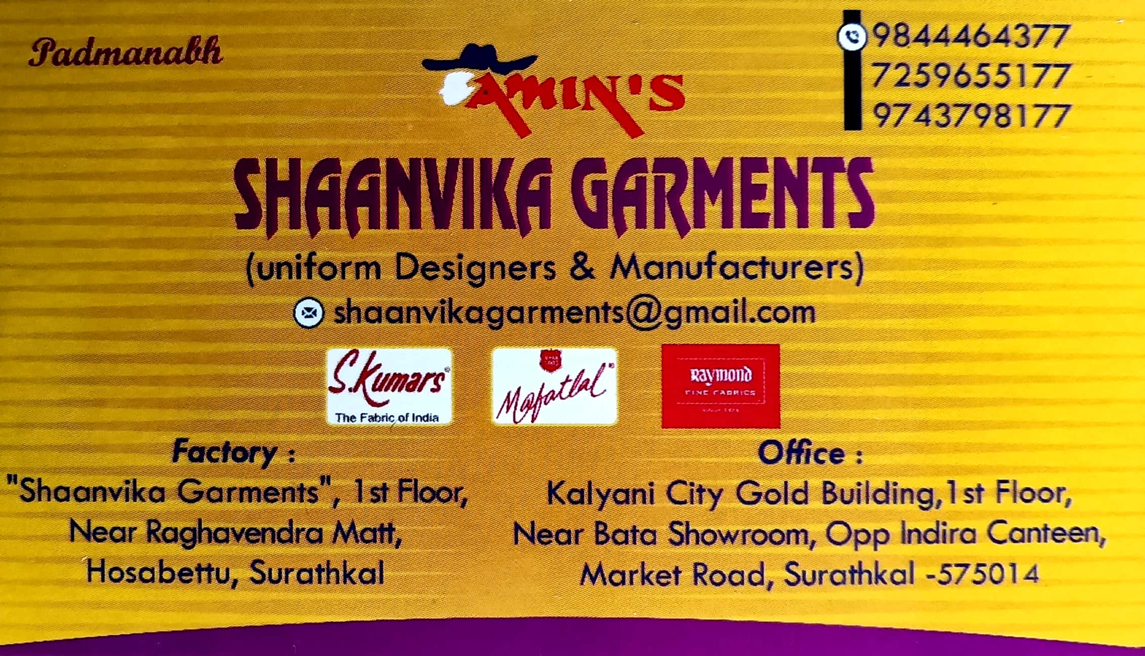 SHAANVIKA GARMENTS