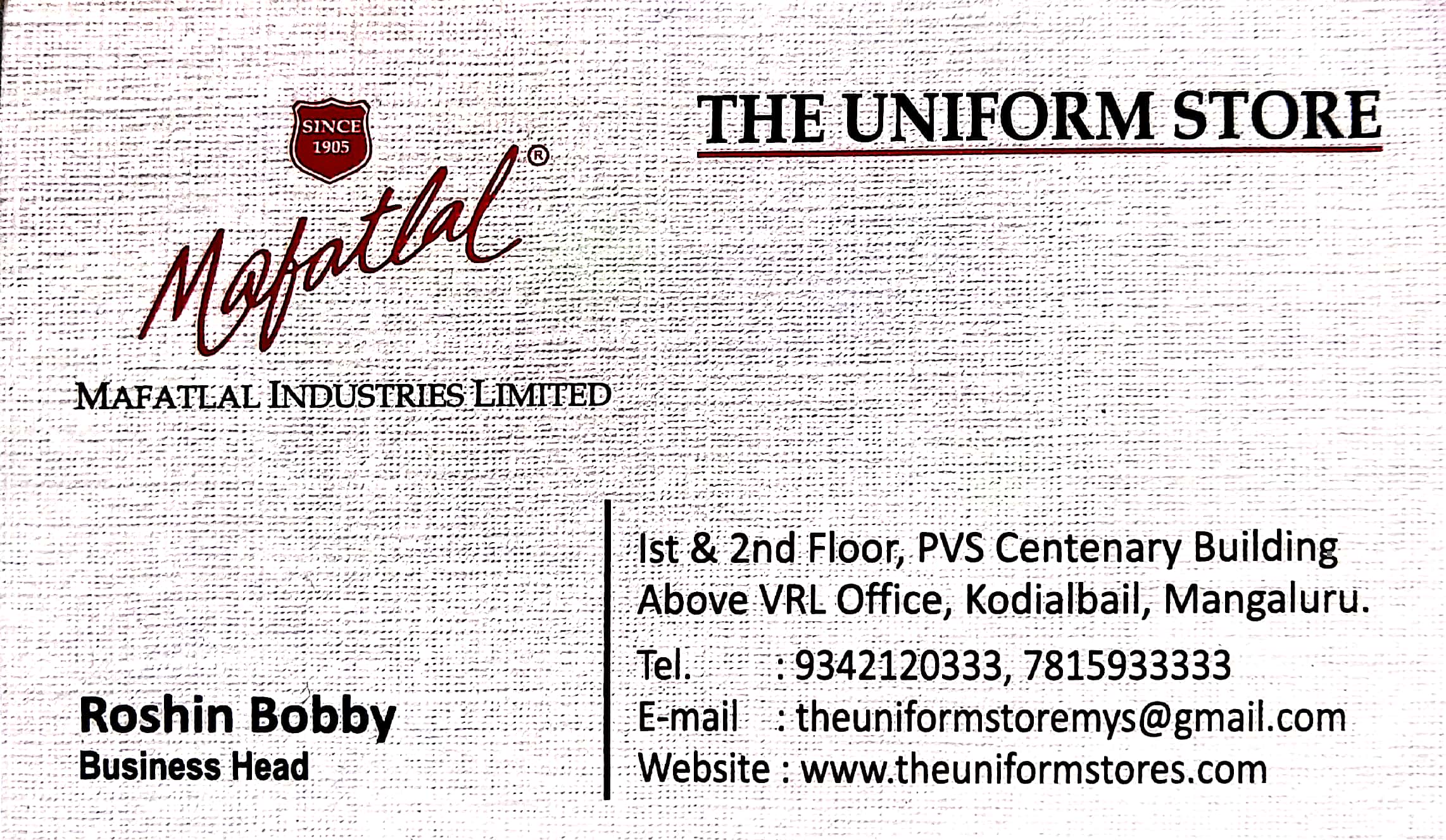 NEW TEXTILE CENTRE / THE UNIFORM STORE