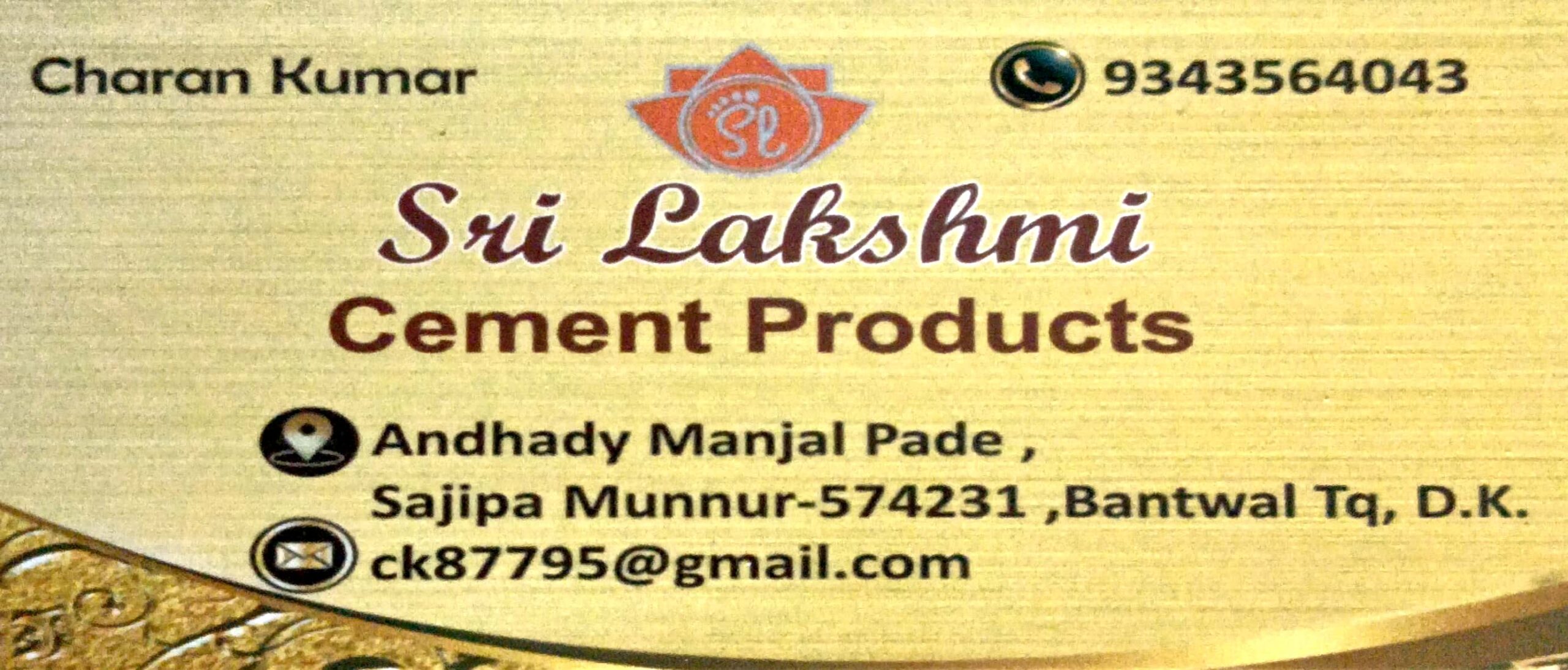 SRI LAKSHMI CEMENT PRODUCTS