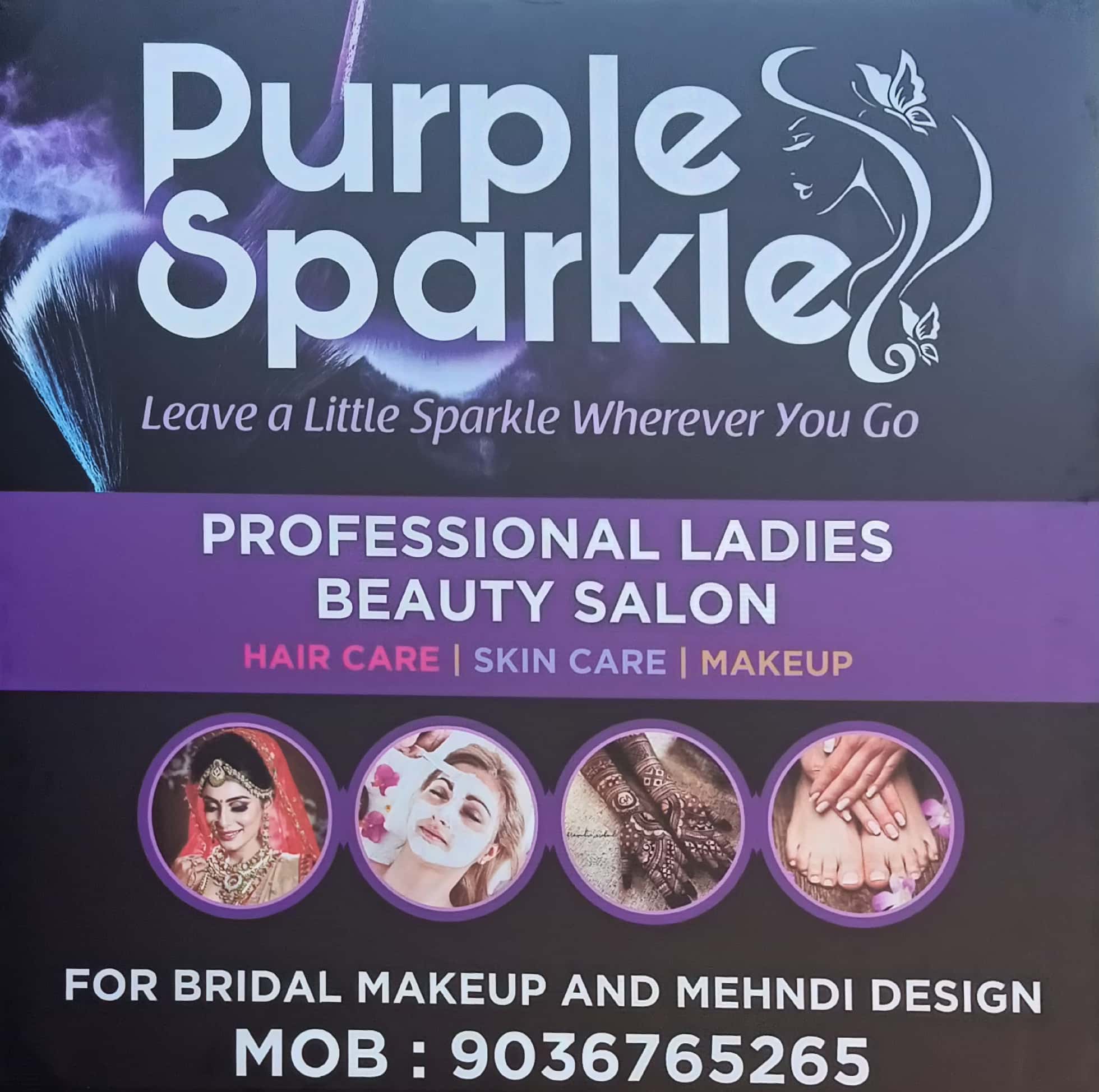 PURPLE SPARKLE ( Professional Ladies Beauty Salon)