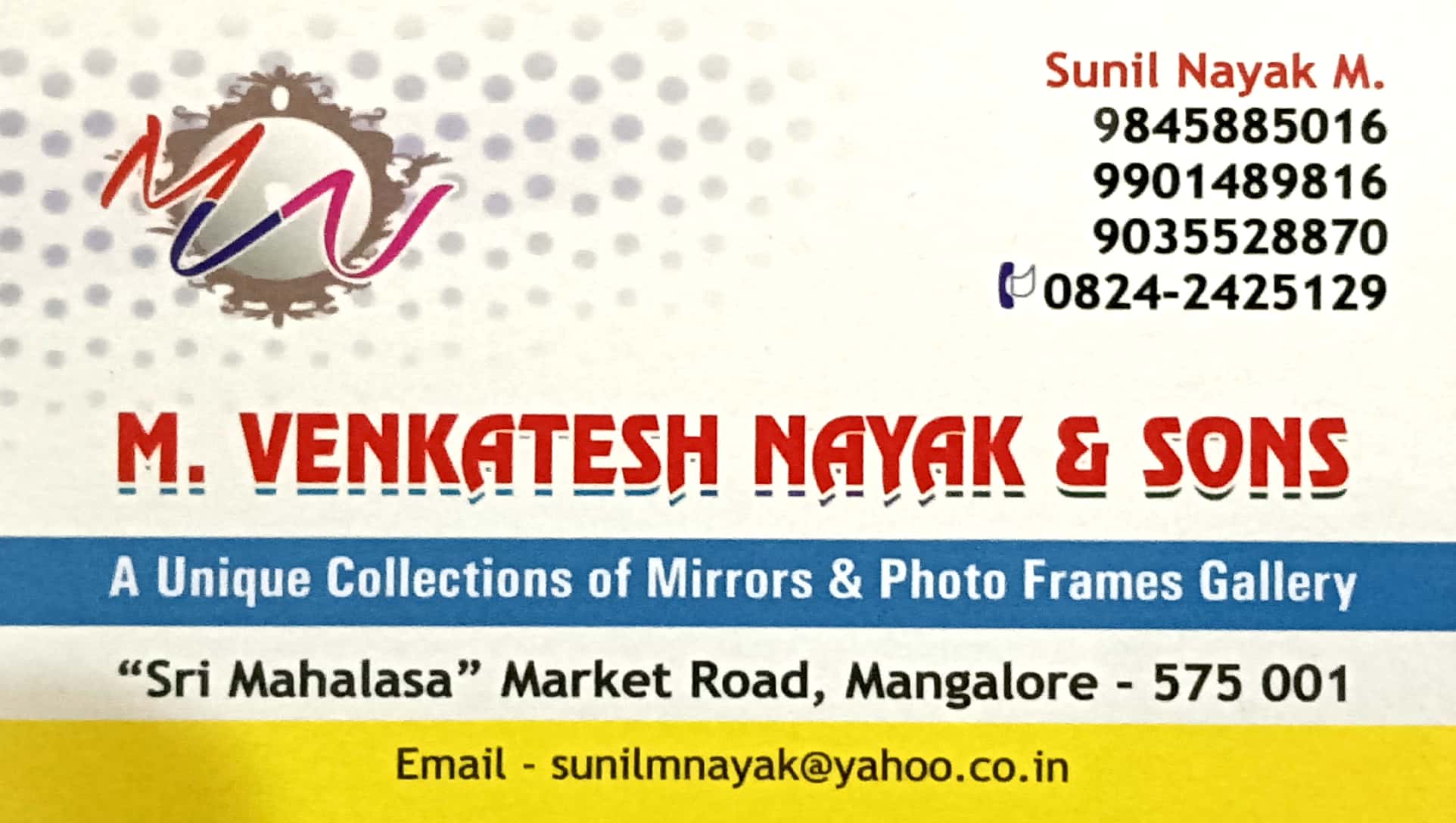 M VENKATESH NAYAK & SONS