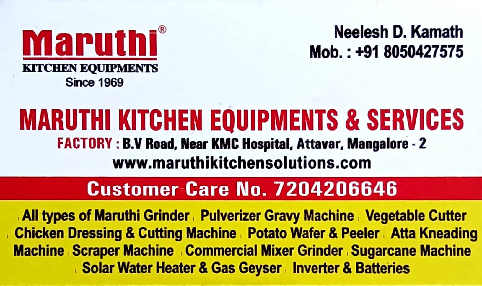 MARUTHI KITCHEN EQUIPMENTS & SERVICES