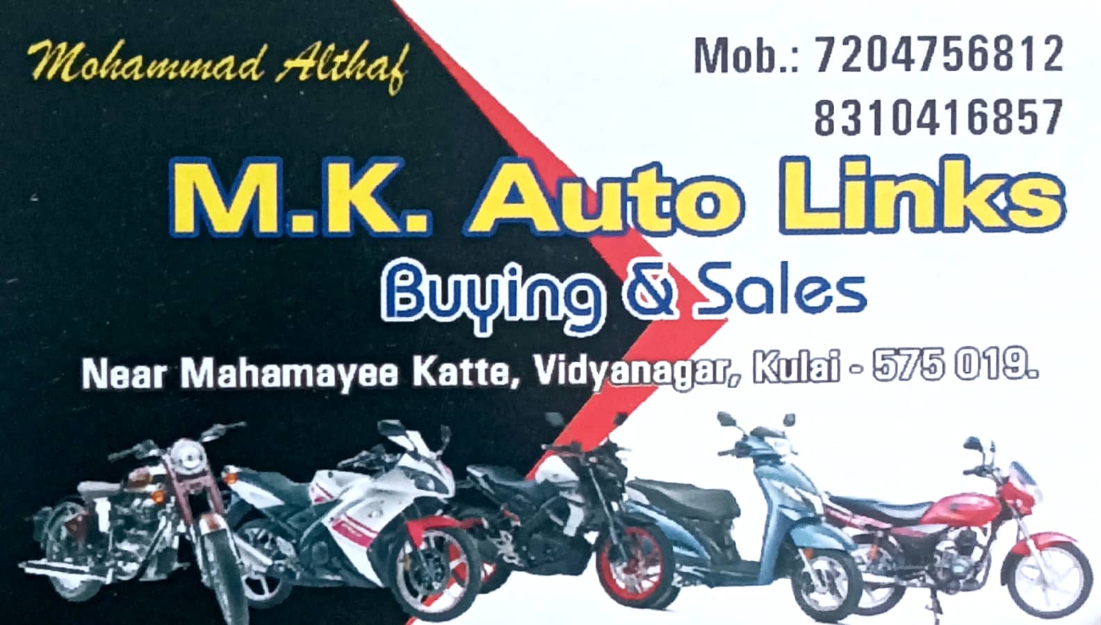 M K AUTO LINKS