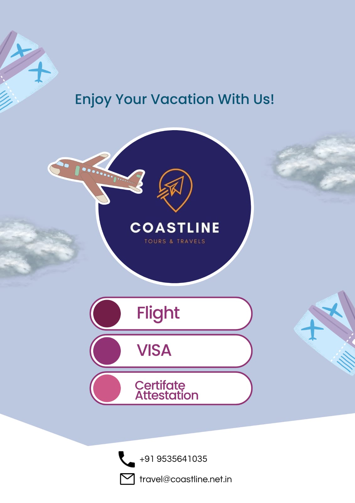 COASTLINE TOURS & TRAVELS