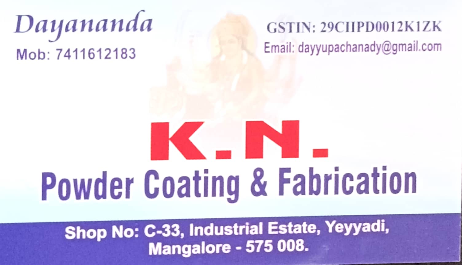 K N POWDER COATING & FABRICATION