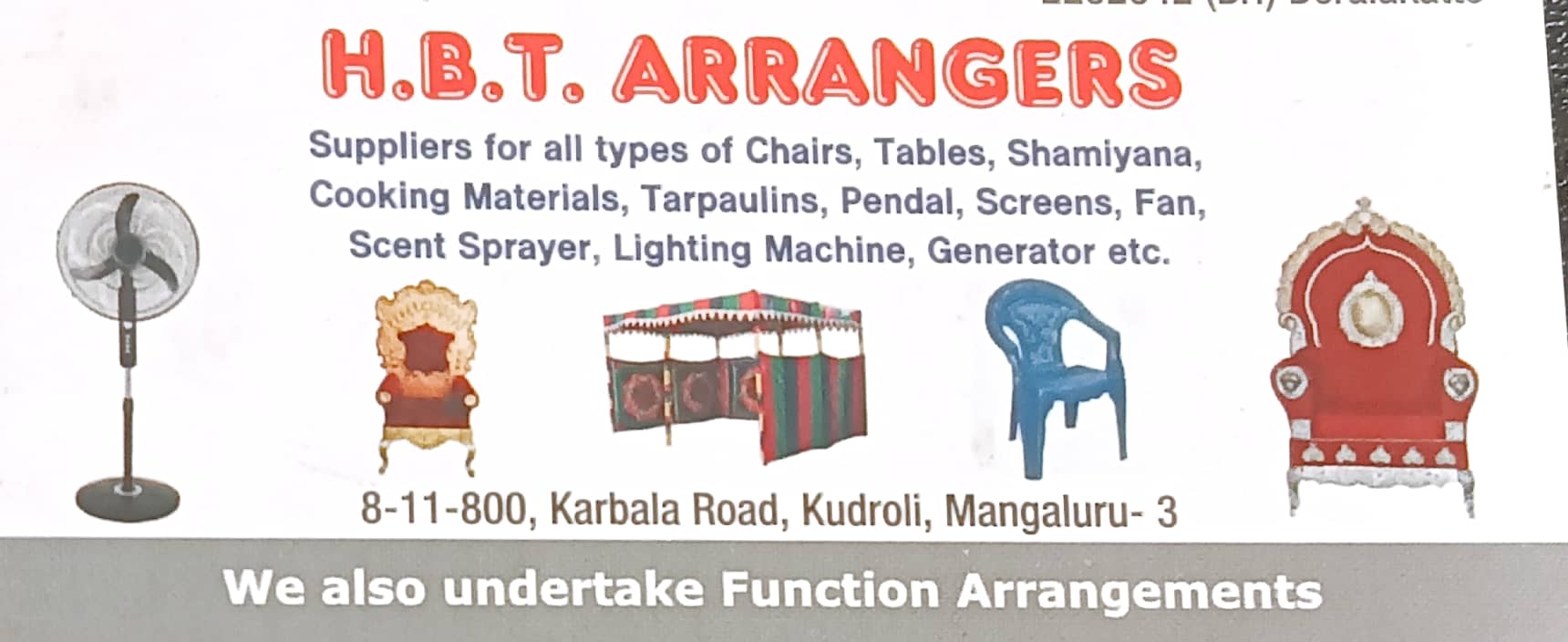 HBT ARRANGERS & CATERERS