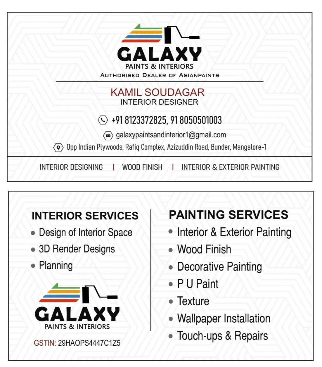 GALAXY PAINTS & INTERIORS