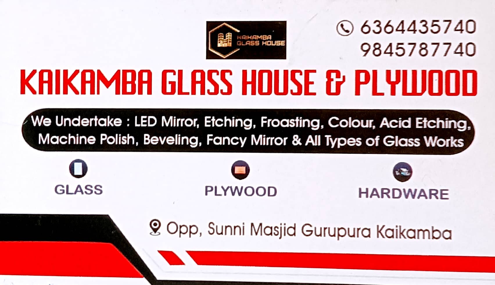 KAIKAMBA GLASS HOUSE & PLYWOOD-Expert Interior Furniture
