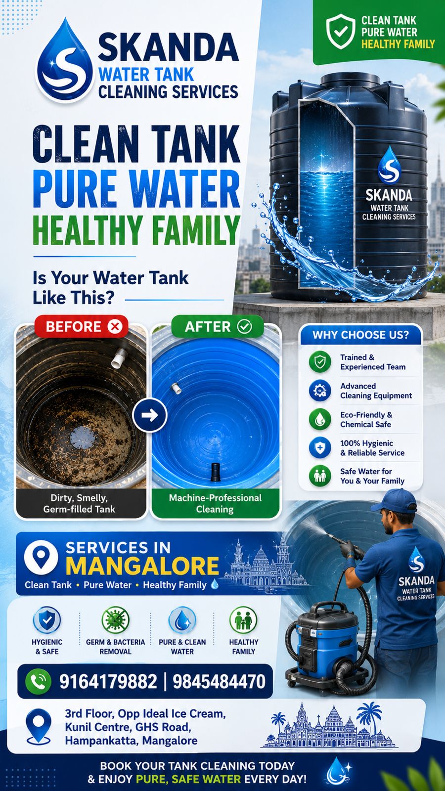 SKANDA WATER TANK CLEANING SERVICES