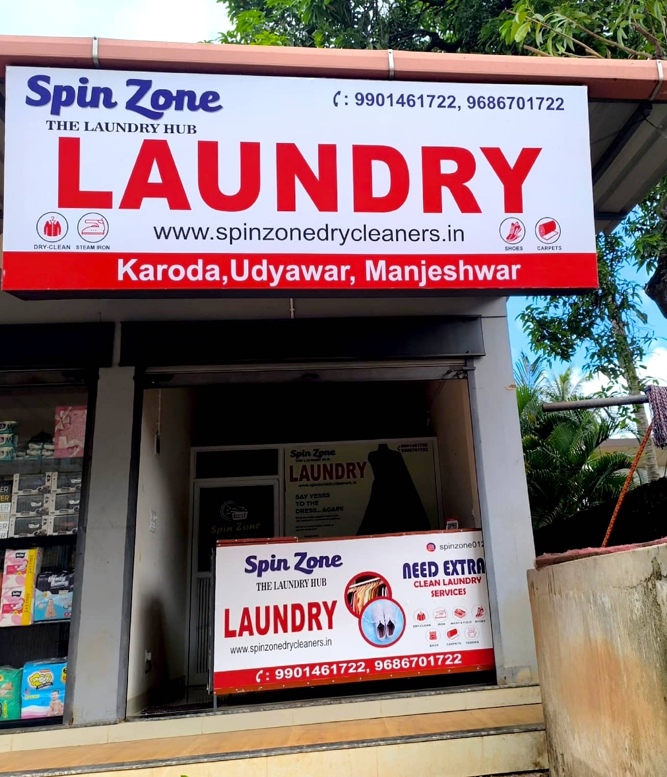 SPIN ZONE THE LAUNDRY HUB